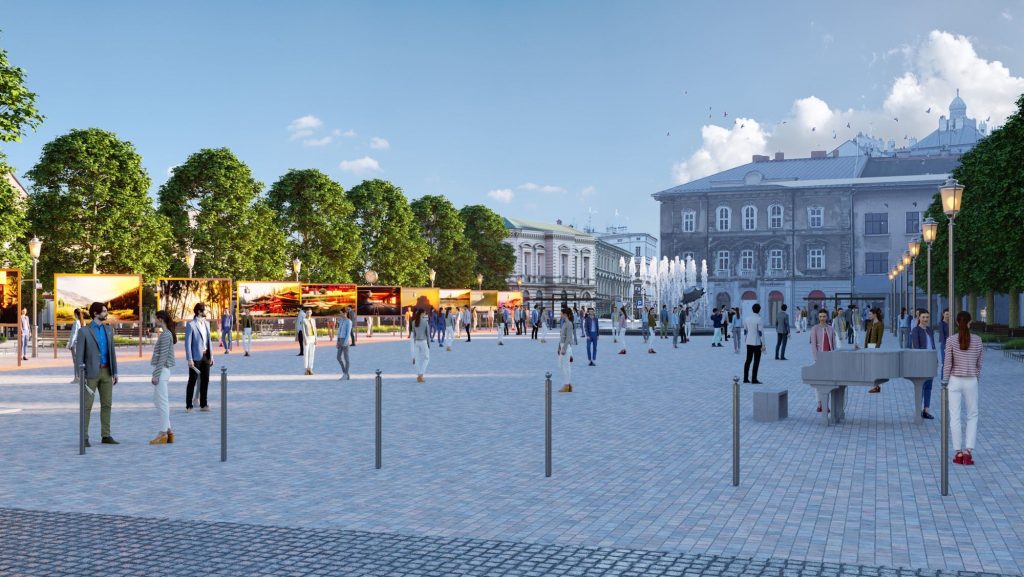 проект площади Войска Польского Бельско